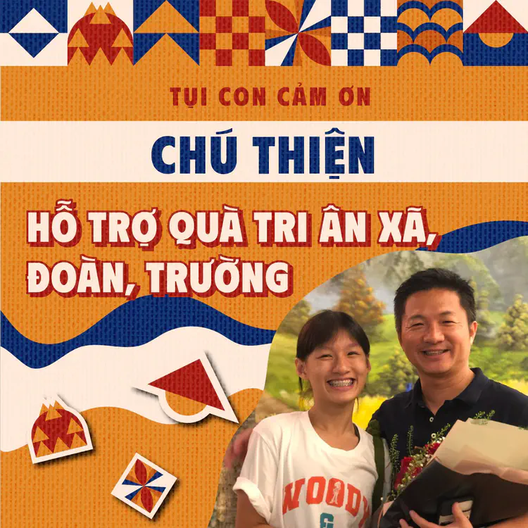 Ngăm xin cảm ơn chú Thiện đã hỗ trợ chúng con những phần quà tri ân dành cho đại diện Xã, Đoàn tại La Ngâu và Trường TH & THCS La Ngâu!
