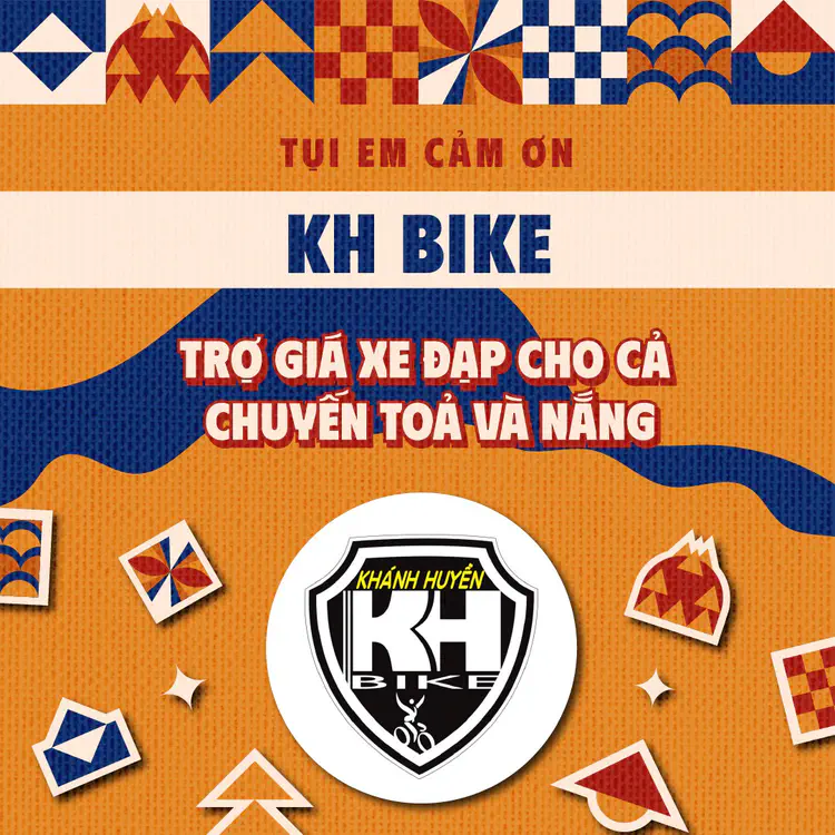 Ngăm xin cảm ơn Cửa hàng xe đạp KH Bike đã trợ giá xe đạp cho cả chuyến Toả - Tết 2023 và Nắng - Hè 2023!
