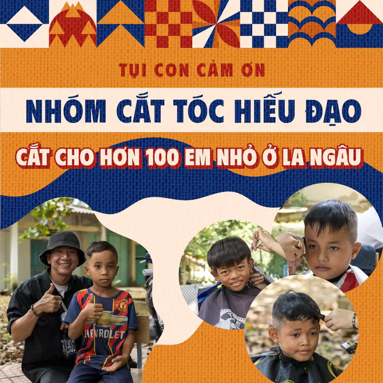 Ngăm xin cảm ơn nhóm cắt tóc Hiếu Đạo vì đã kết hợp với Ngăm tạo nên một hoạt động ý nghĩa và trải nghiệm mới mẻ đến với trẻ em vùng núi La Ngâu!
